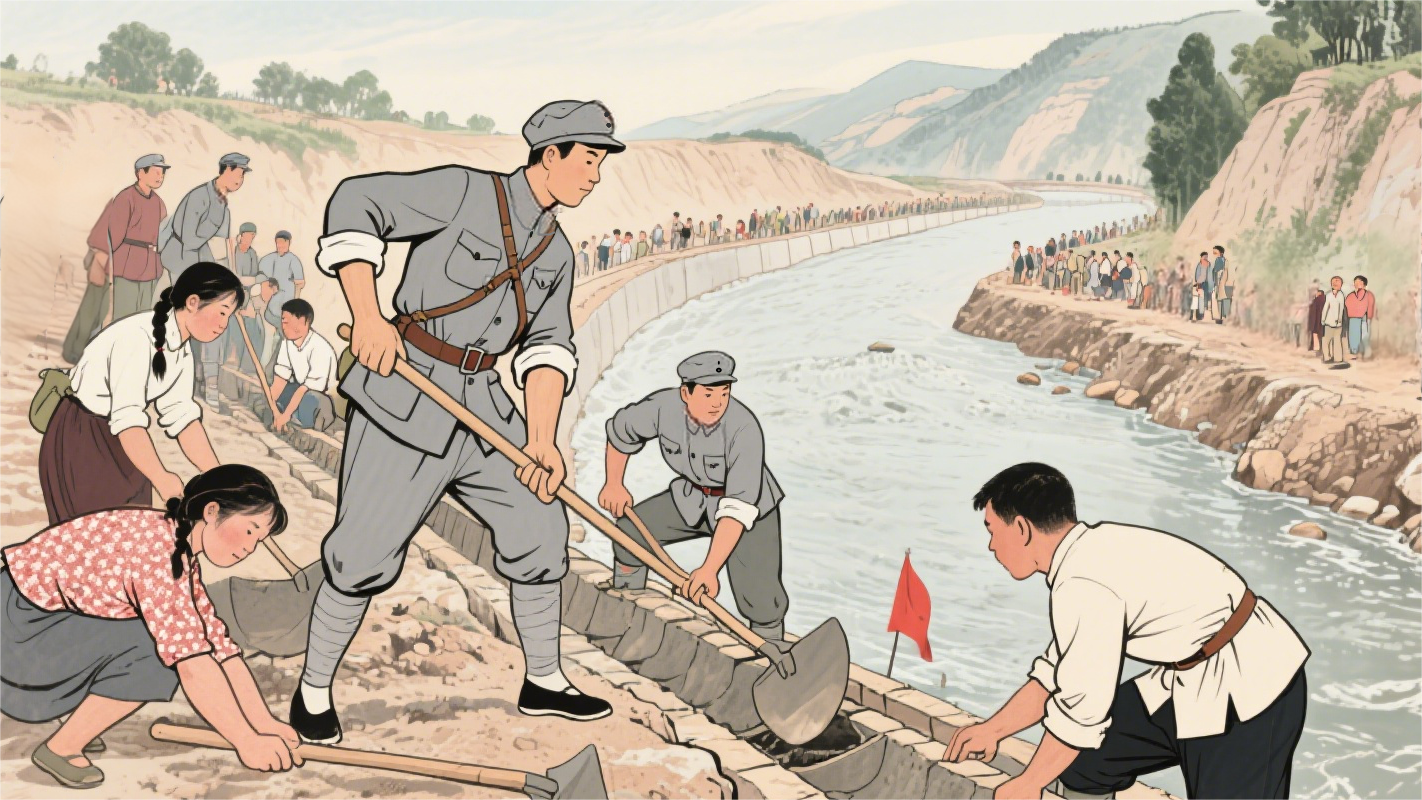 漳南大渠AI配图