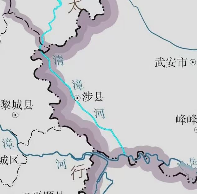 清漳河流域地图