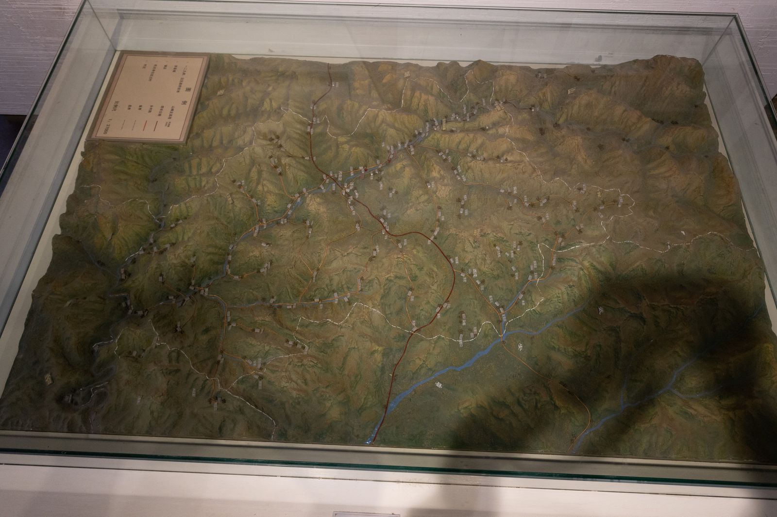 沙盘道路与河流